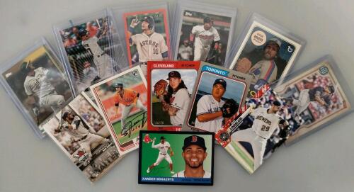 Modern Baseball Cards &mdash; Topps/Donruss, Autos/Parallels/RC, Altuve, Tatis Jr., Gurriel, SN/25