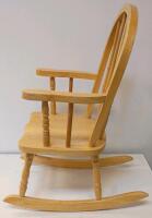 Child&rsquo;s Wooden Rocking Chair, Traditional Spindle-Back Design, Solid Hardwood Construction 24"x12" - 2