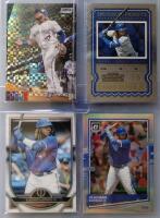 14-Card Vladimir Guerrero Jr. Rookie Chrome, Inserts, Serial #10/99, Topps/Optic/Panini - 3