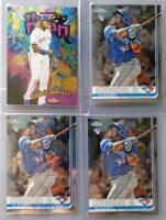 14-Card Vladimir Guerrero Jr. Rookie Chrome, Inserts, Serial #10/99, Topps/Optic/Panini - 4
