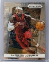 LeBron James: 2014-15 Panini Prizm Heat, 2017-18 Ascension Cavs, NBA Hoops Highlights Insert - 2
