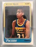 Reggie Miller 1988-89 Fleer Rookie #57, Zion Williamson 2019-20 Recon RC, Shai Gilgeous-Alexander Faces Of The Future - 4