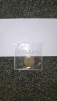 Set of 3 Collectible Coins: 1oz Copper Peace Dollar Replica, 1909 VDB Cent, Mexican Silver Dollar - 7