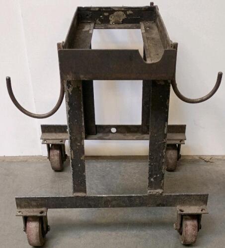 Heavy-Duty Steel Welding Cart, 4-Wheel,