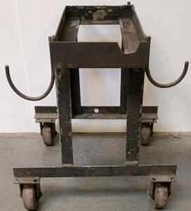Heavy-Duty Steel Welding Cart, 4-Wheel,