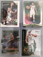 Giannis Antetokounmpo NBA Trading Cards &ndash; 15 Milwaukee Bucks Inserts, Hoops, Donruss, Prestige - 3