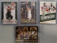 Giannis Antetokounmpo NBA Trading Cards &ndash; 15 Milwaukee Bucks Inserts, Hoops, Donruss, Prestige - 5
