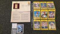 Ancient Naga Dynasty Coin, Campo del Cielo Meteorite, Gold Daffodil Stamp, 1991 Fleer Cards Lot