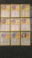 Ancient Naga Dynasty Coin, Campo del Cielo Meteorite, Gold Daffodil Stamp, 1991 Fleer Cards Lot - 6