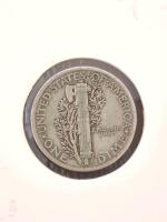 1941 & 1943-S Mercury Dimes &ndash; 90% Silver, U.S. Mint, Circulated, San Francisco & Philadelphia - 3