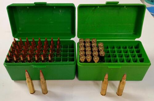Hornady 7MM-08 Rem 139Gr SST & Federal .243 Win 100Gr SP&mdash;Approx 40 & 20 Rounds In MTM Cases