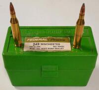 Hornady 7MM-08 Rem 139Gr SST & Federal .243 Win 100Gr SP&mdash;Approx 40 & 20 Rounds In MTM Cases - 7