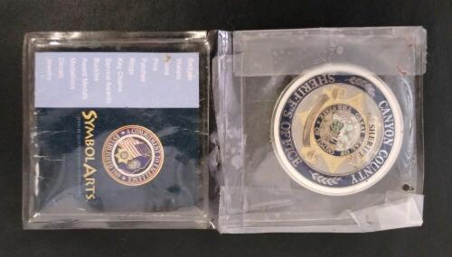 Canyon County Sheriff&rsquo;s Office Challenge Coin, ONE TEAM ONE GOAL, SymbolArts, 1.75" Collectible