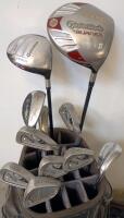 PING i3+ Irons Set, TaylorMade Burner Woods, Cart/Stand Bag, 10 Clubs, Headcovers - 2