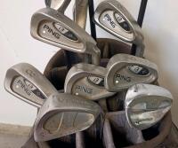 PING i3+ Irons Set, TaylorMade Burner Woods, Cart/Stand Bag, 10 Clubs, Headcovers - 3