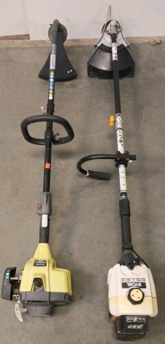 Ryobi RY252CS 25CC Curved & RY30120 30CC Straight Shaft Gas String Trimmers