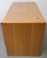 HomeWerk Executive Desk, 7 Drawers, Light Oak Finish, 60" W x 30" D x 30" H - 5