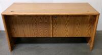 HomeWerk Executive Desk, 7 Drawers, Light Oak Finish, 60" W x 30" D x 30" H - 6