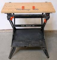 Black & Decker Workmate 400 Portable Workbench, Steel Frame, Folding, 550 lb Load, 29" x 20" Top