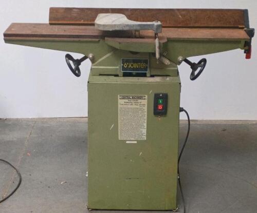 Central Machinery 30289 Rabbetting Jointer 6", 1 HP, 3450 RPM, 45" Table