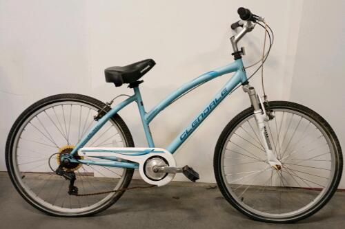 Glendale City/Comfort Hybrid Bike, Shimano Drivetrain, Vitesse Saddle, Light Blue