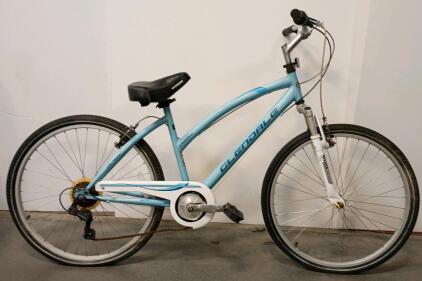 Glendale City/Comfort Hybrid Bike, Shimano Drivetrain, Vitesse Saddle, Light Blue
