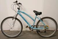 Glendale City/Comfort Hybrid Bike, Shimano Drivetrain, Vitesse Saddle, Light Blue - 5