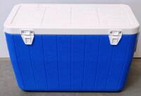 Coleman Chiller 48-Quart Cooler, 76-Can Capacity, Blue/White, No Drain Plug - 4