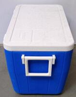 Coleman Chiller 48-Quart Cooler, 76-Can Capacity, Blue/White, No Drain Plug - 5