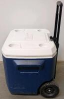 Coleman 50-Quart Xtreme&reg; Wheeled Cooler, Blue/White, 5-Day Ice Retention, 4 Cup Holders - 2