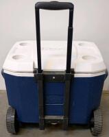 Coleman 50-Quart Xtreme&reg; Wheeled Cooler, Blue/White, 5-Day Ice Retention, 4 Cup Holders - 3