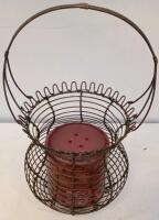 Garden Wind Spinner 75" Steel Dual Ball Bearing, Glass Display Box, Mainstays Candle Centerpiece - 7