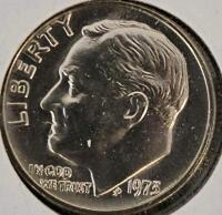 1970&ndash;1987 Roosevelt Dime Lot &ndash; 8 Uncirculated Coins, P&D Mints, with Display Card, 1943 Steel War Pennies - 6 Coins - 5