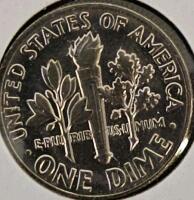 1970&ndash;1987 Roosevelt Dime Lot &ndash; 8 Uncirculated Coins, P&D Mints, with Display Card, 1943 Steel War Pennies - 6 Coins - 6