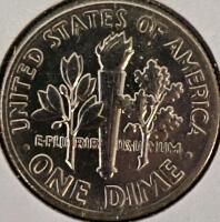 1970&ndash;1987 Roosevelt Dime Lot &ndash; 8 Uncirculated Coins, P&D Mints, with Display Card, 1943 Steel War Pennies - 6 Coins - 8