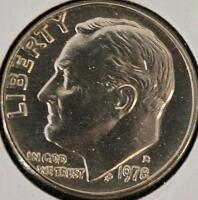1970&ndash;1987 Roosevelt Dime Lot &ndash; 8 Uncirculated Coins, P&D Mints, with Display Card, 1943 Steel War Pennies - 6 Coins - 9