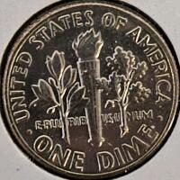 1970&ndash;1987 Roosevelt Dime Lot &ndash; 8 Uncirculated Coins, P&D Mints, with Display Card, 1943 Steel War Pennies - 6 Coins - 10
