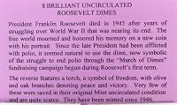 1970&ndash;1987 Roosevelt Dime Lot &ndash; 8 Uncirculated Coins, P&D Mints, with Display Card, 1943 Steel War Pennies - 6 Coins - 19