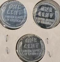 1970&ndash;1987 Roosevelt Dime Lot &ndash; 8 Uncirculated Coins, P&D Mints, with Display Card, 1943 Steel War Pennies - 6 Coins - 24