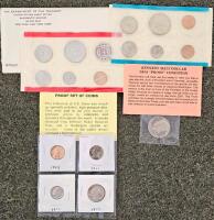 Brilliant U.S. Proof Coin Lot: 1964, 1977, 1978 - Lincoln, Kennedy, Washington, Roosevelt