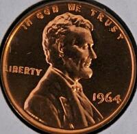 Brilliant U.S. Proof Coin Lot: 1964, 1977, 1978 - Lincoln, Kennedy, Washington, Roosevelt - 3