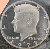 Brilliant U.S. Proof Coin Lot: 1964, 1977, 1978 - Lincoln, Kennedy, Washington, Roosevelt - 12