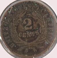 1898 Barber Quarter & 1865 Two Cent Piece &ndash; Historic U.S. Coins - 7