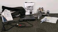Sony PlayStation 2 Slim SCPH-90001 NTSC Console with 8MB Memory Card, Army Men Game, Cables (powers on)