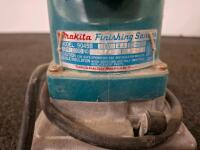 Makita 9045B Finishing Sander, 115V, 4A, 10,000 OPM, 4-1/2"x9" Pad, Corded, Japan, Serial 66741E872 (Tested And Powered On), Sheets And Pillow Cases, And Books - 3