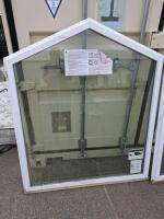 Alside 70 Series Gable-Top Fixed Windows 47.5"x56", Double Glazed, Low-E Argon, White, NFRC - 2