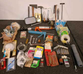 Hand Tools, Wrenches, Spline, Trimmer Line, Brackets, Hardware, And Accessories