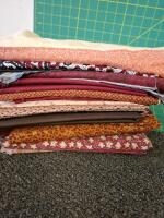 Extensive Quilting Fabric: Better Homes & Gardens Precuts, Patterns, Tools, One Unfinished Quilt, And More - 14