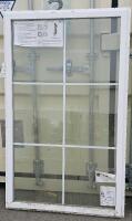 Alside Double Hung Vinyl Windows, White Frame, Colonial Grids, Locks, 36"x60" - 2