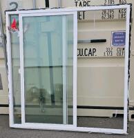 Sliding Glass Window, 55.5"x54.25", White Vinyl Frame, Double Pane, Right-Hand Slider - 2